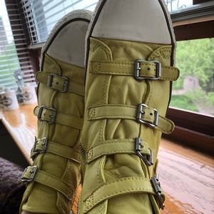 Ash virgin yellow leather sneakers size 40